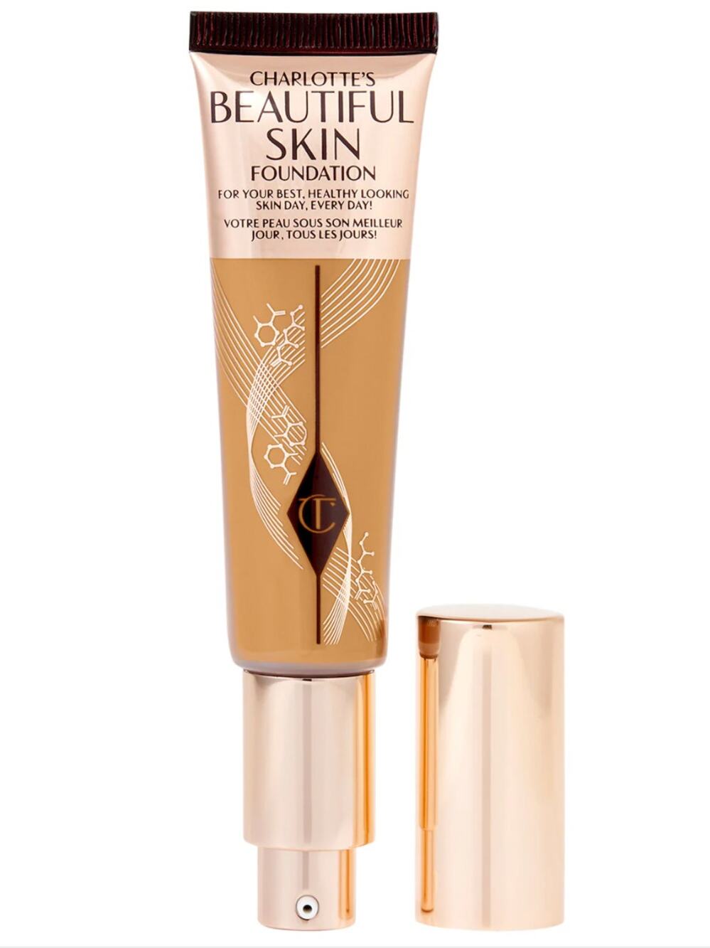 Charlotte Tilbury Beautiful Skin Medium Coverage Liquid Foundation #9 Warm NEW